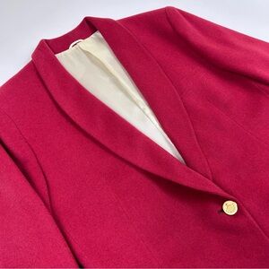 Vintage Norm Thompson Camel Hair Womens Size 12 Petite Old Money Luxury Blazer